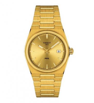 Montre Homme PRX Dor&eacute; T1372103302100 Jaune Tissot