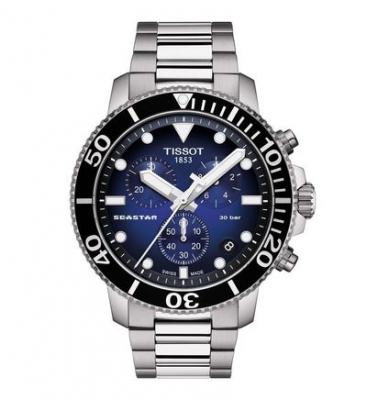 Montre Homme Seastar Bleu T1204171104101 Gris Tissot