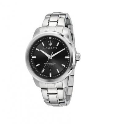 Maserati Successo Montre Homme, Temps et Date, en Acier - R8853121006