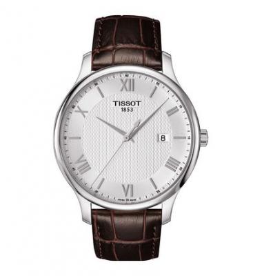 Montre Homme Tissot Tradition T0636101603800 Marron 