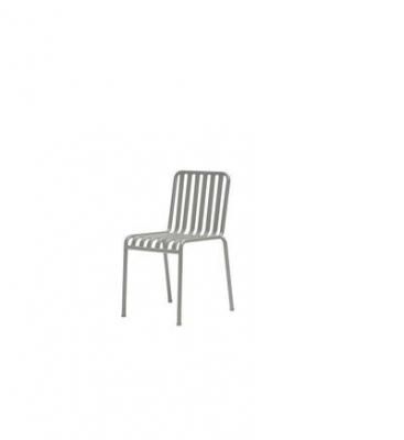 Chaise de jardin en m&eacute;tal gris Palissade - HAY