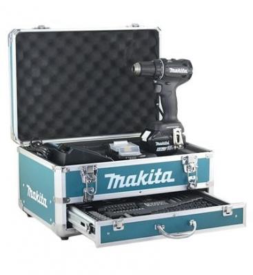 Perceuse visseuse 18V avec accessoires + 2 batteries 5Ah + chargeur rapide + coffret - - DDF485TX2B
