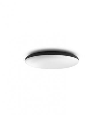 Plafonnier connect&eacute; Cher noir 39W &Oslash;47,5 cm + t&eacute;l&eacute;commande