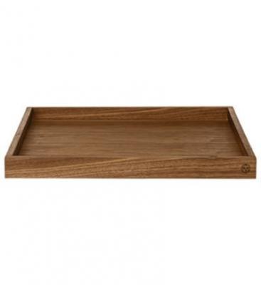 Plateau Unity Carr&eacute; - Noyer - 35,7 X 35,7 X 3 Cm - Taille Unique