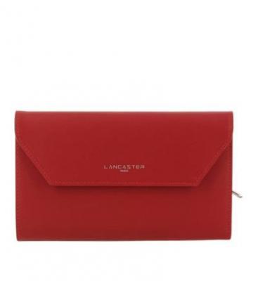 Portefeuille Compagnon Dos &agrave; Dos - Smooth Rouge