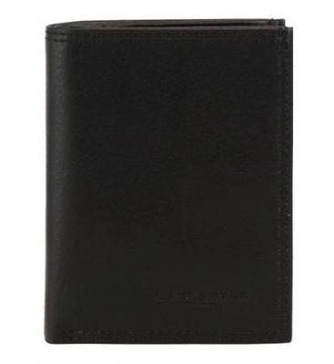 Portefeuille ligne Soft Vintage en cuir Noir Lancaster