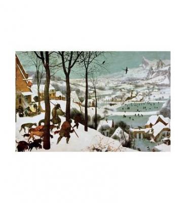 Puzzle 1000 pi&egrave;ces CHASSEURS DANS LA NEIGE PIATNIK Multicolore