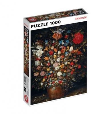 Puzzle 1000 pi&egrave;ces BRUEGHEL - LE BOUQUET Carton Multicolore