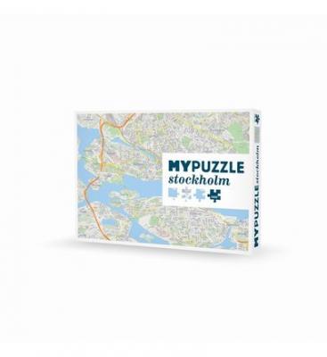 Puzzle 1000 pieces MYPUZZLE STOCKHOLM HELVETIQ Carton Multicolore