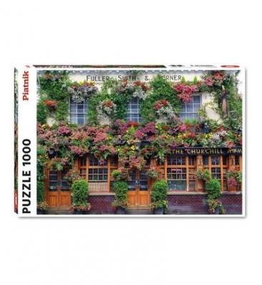 Puzzle 1000 pi&egrave;ces PUB IN LONDON PIATNIK Carton Multicolore