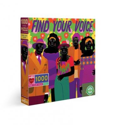 Puzzle carton adulte 1000 pieces FIND YOUR VOICE Carton Multicolore