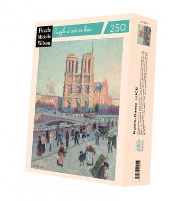 Puzzle en bois 250 pieces MAXIMILIEN LUCE NOTRE DAME PMW Multicolore