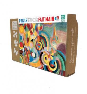 Puzzle en bois 50 pi&egrave;ces HOMMAGE A BLERIOT Puzzle Michele Wilson Multicolore
