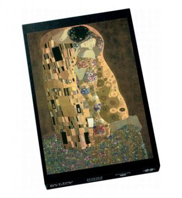 Klimt m&eacute;tallique - Le baiser: 1000 PIECES METALLIQUES
