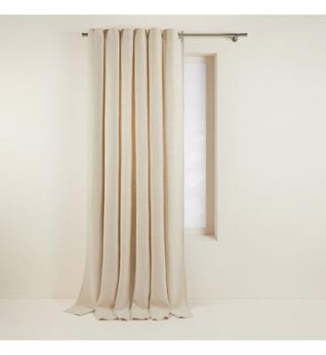 Rideau &Agrave; Oeillets Aubin Beige Dor&eacute; - Madura