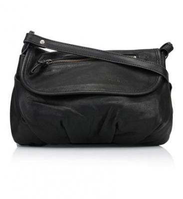 NAT ET NIN Sac Bandouli&egrave;re Jen Cuir Nat Et Nin Noir