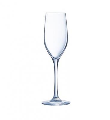 Fl&agrave;&raquo;te &agrave;&nbsp; champagne en krysta transparent 17 cl - lot de 6 sequence