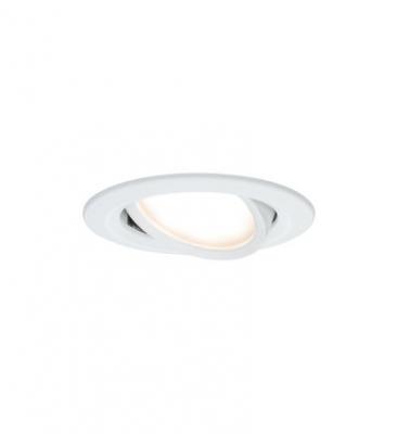 Spot LED Coin Nova orientable &agrave; encastrer blanc 6,5W Blanc Paulmann