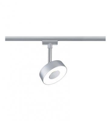 Spot LED URail Circle 1x5,3W 2700K moderne m&eacute;tal chrome mat, PAULMANN