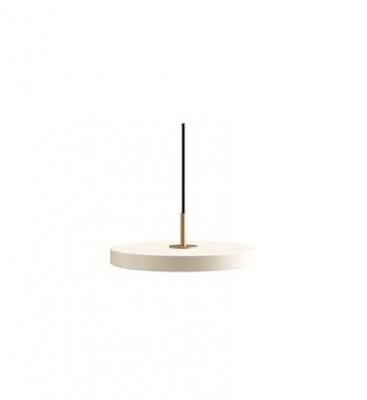 Suspension LED Asteria Mini acier perle blanche &Oslash;31 x H14 cm 14W