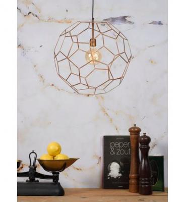 Lampe Suspendue D.32 cm M&eacute;tal Cuivre MARRAKESH