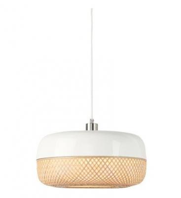 Suspension bambou naturel D40/H22cm