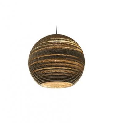 Graypants Moon18 lumi&egrave;re pendentif brun carton &Oslash;45x40cm