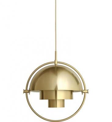 Gubi Suspension Multi-Lite - couleur laiton - &Oslash; 36 cm - laiton