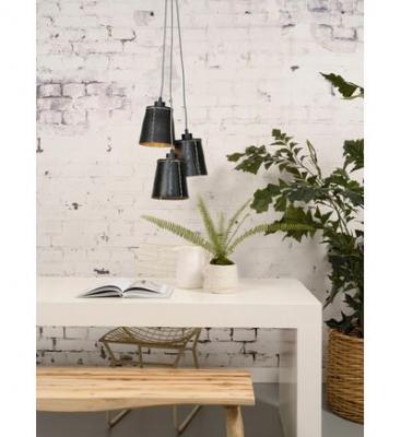 Suspension trio noire en pneu recycl&eacute; Amazon - Good&Mojo