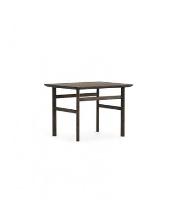 Table basse en ch&ecirc;ne teint&eacute; S Grow Smoked oak - Normann Copenhagen