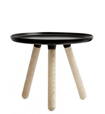 Table d'appoint noire et fr&ecirc;ne S Tablo noir - Normann Copenhagen