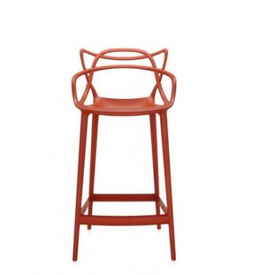 Kartell Masters Stool Tabouret, Orange rouille, H.65