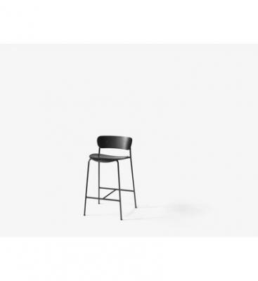 Chaise de bar en ch&ecirc;ne noir AV7 Pavilion -&tradition