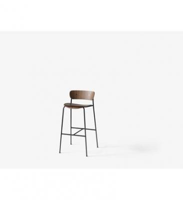 Chaise de bar en noyer AV9 Pavilion -&tradition