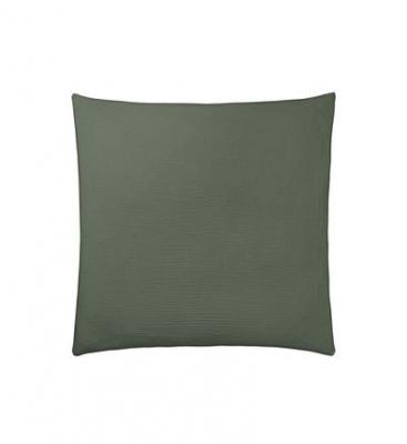 Taie D'oreiller Unie En Gaze De Coton, TENDRESSE Vert-Essix