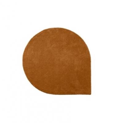 Tapis en laine moutarde 130 x 160 cm Stilla - AYTM