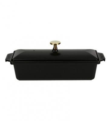 Staub - Terrine rectangulaire fonte 30x11cm noir - 1313025