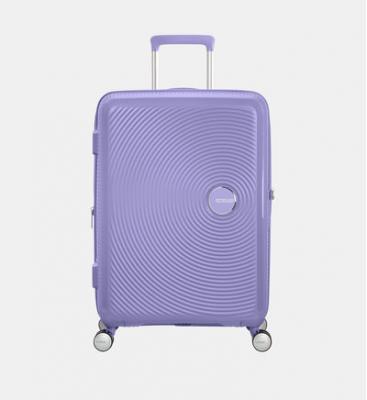Valise rigide extensible Soundbox 4R 67 cm Violet American Tourister