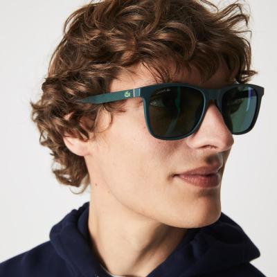 Lunettes de soleil Lacoste L860se col. 315 Hommes G&eacute;om&eacute;trique Vert