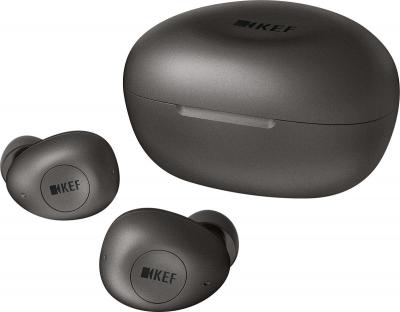 Kef &Eacute;couteurs boutons KEF Mu3, True Wireless et ANC. Couleur: Gris