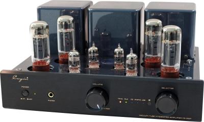 Cayin CS-55A EL34 Noir - Amplificateur HiFi Int&eacute;gr&eacute; &agrave; Tubes