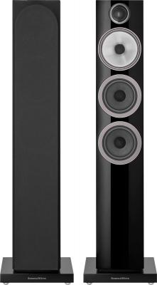 Enceinte colonne Bowers & Wilkins 704 S3 Noir laqu&eacute; Vendue &agrave; l'unit&eacute;
