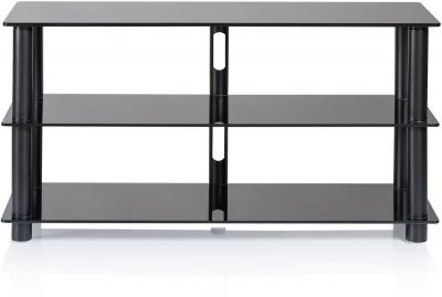 Epur 3 brillant verre acier transparent noir satin