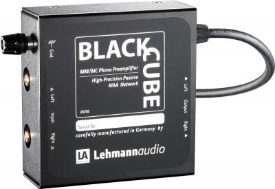 Lehmann Audio Black Cube Ampli phono MM/MC 113 x 108 x 45 mm Noir