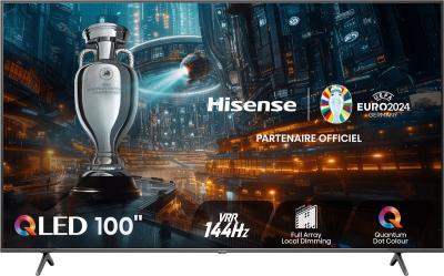 Hisense 100E7NQ PRO 2,54 m (100"") 4K Ultra HD Smart TV Wifi Noir 500 cd/m&sup2;