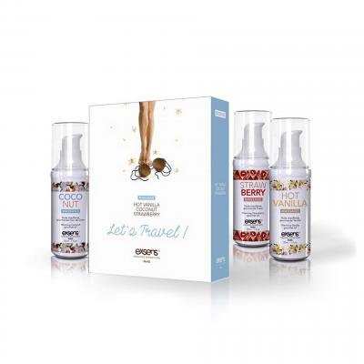 Coffret Huiles de Massage Gourmandes Let's Travel