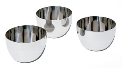 Alessi sg59 mami set compos&eacute; de trois bols en acier inoxydable