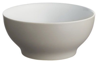 Alessi Dc03/54 Lg Tonale Petit Bol en C&eacute;ramique Stoneware, Light Grey, Set de 4 Pi&egrave;ces