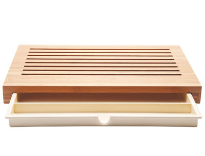 GAG02 Planche &agrave; Pain, Bois, Marron, 42 x 27 x 4,5 cm - Alessi