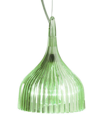 Suspension E' plastique vert / &Oslash; 13.5 cm - Polycarbonate 2.0 - Kartell